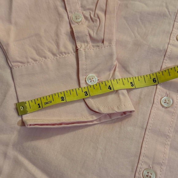 Anthropologie Bennet Button Down Shirt by Maeve Pink SIZE MEDIUM NEW - Picture 8 of 9